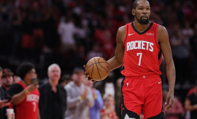 كيفن دورانت سيغيب عن المباراتين المقبلتين مع روكتس