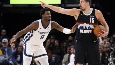 تمريرة نيكولا يوكيتش من الخلف تذهل غريزليز