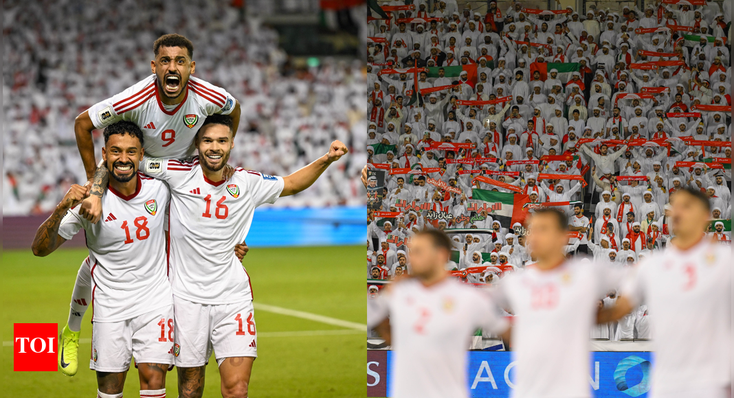 الإمارات تهزم عمان 2-1 في تصفيات كأس العالم لكرة القدم وتتصدر المجموعة الأولى. يقترب من كأس العالم 2026 FIFA | أخبار العالم
 ستاديوم بوست