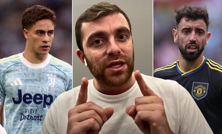 أخبار نقل فابريزيو رومانو: مستقبل برونو فرنانديز، هدف تشيلسي بقيمة 100 مليون يورو، تحديث لاعب خط وسط مانشستر يونايتد
 ستاديوم بوست