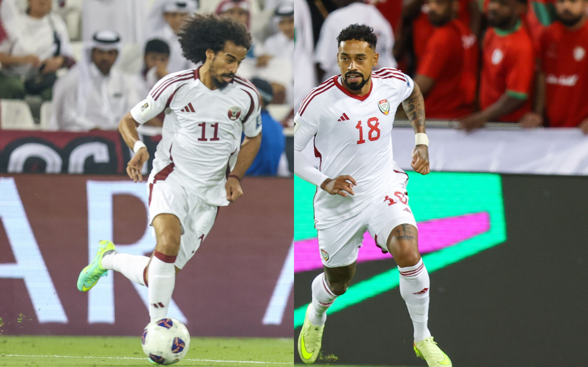 التصفيات - معاينة - المجموعة الأولى: قطر ضد الإمارات
 ستاديوم بوست