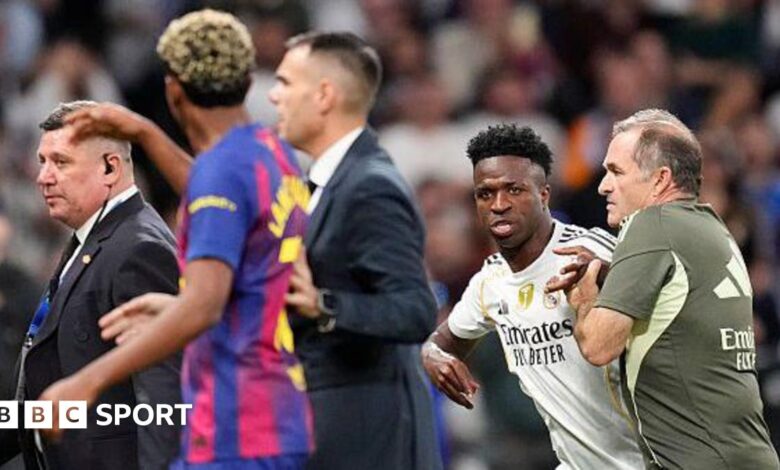 الكلاسيكو: فينيسيوس جونيور لاعب ريال مدريد "لم يرغب في الإساءة لأي شخص" خلال مباراة برشلونة
 لاليغا
