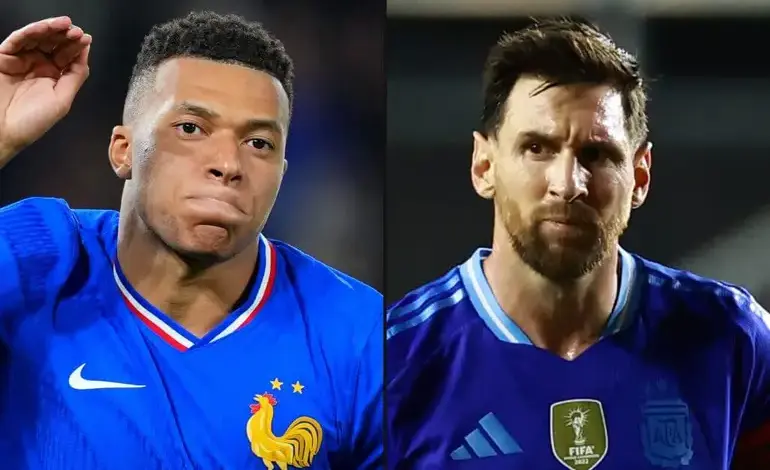 ميسي و مبابي