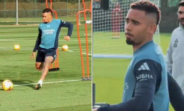 تم تصوير نجم أرسنال المنسي، 28 عامًا، وهو يعود إلى التدريب بعد عشرة أشهر من الإصابة بينما يقول المشجعون "مثل توقيع جديد"
ستاديوم بوست