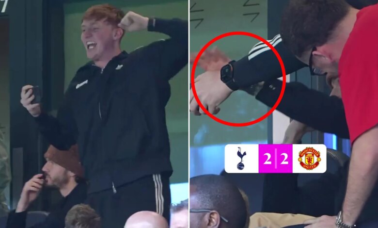 شاهد جيمس ماديسون يدفع مستخدم YouTube بعيدًا بعد احتفال Angry Ginge بهدف مانشستر يونايتد في وجه نجم توتنهام في الملعب
ستاديوم بوست