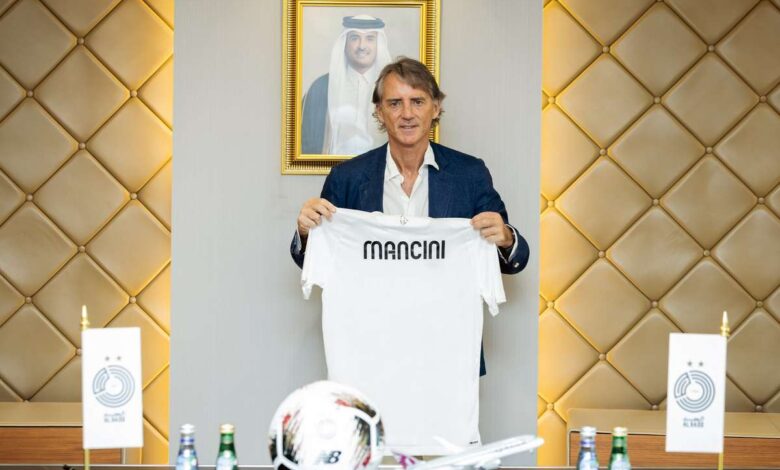 أعلن روبرتو مانشيني تعيينه مدرباً جديداً للسد لمدة عامين ونصف
 ستاديوم بوست