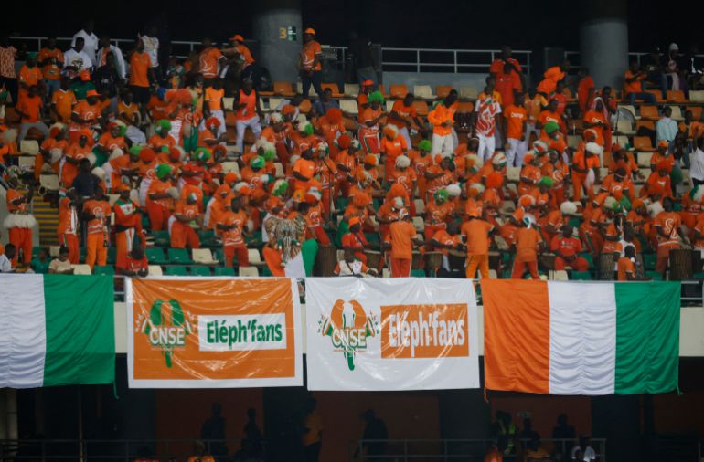 جماهير ساحل العاج خلال مباراة التأهل لكأس العالم 2026