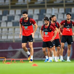 الوحدة التدريبية قبل الأخيرة لمنتخبنا الوطني العراقي قبل مواجهة الإمارات