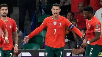 حقق النجم البرتغالي كريستيانو رونالدو الرقم القياسي لعدد الأهداف في تصفيات كأس العالم
 ستاديوم بوست