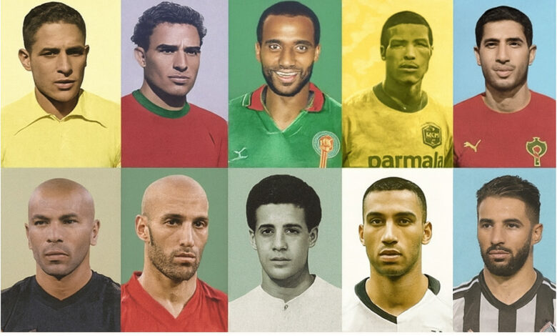 أقوى لاعبي كرة القدم في تاريخ المغرب: من الأساطير القديمة إلى نجوم الجيل الحالي