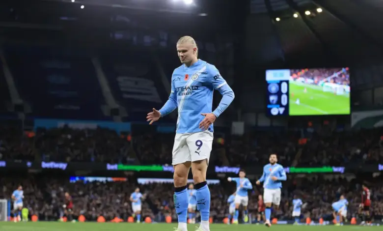 "اسأل بيب وهو سوف يجيبك!" هالاند يوضح سبب استبداله في مباراة بورنموث!
 ستاديوم بوست