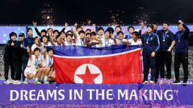 أشاد رئيس الاتحاد الآسيوي لكرة القدم بالهيمنة العالمية لكوريا الشمالية
 ستاديوم بوست