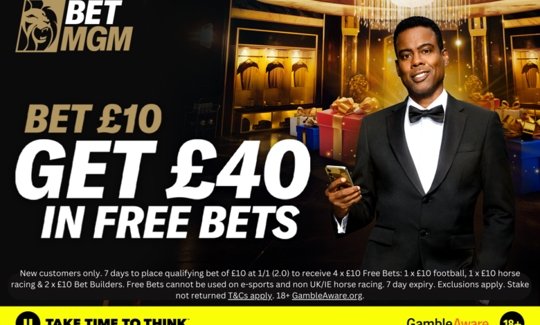 احصل على 40 جنيهًا إسترلينيًا من الرهانات المجانية لإنفاقها على كرة القدم مع BetMGM
ستاديوم بوست