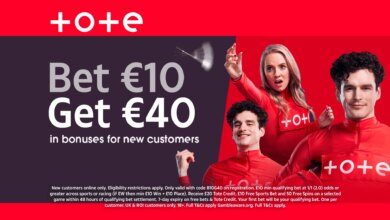 احصل على 40 جنيهًا إسترلينيًا من الرهانات والمكافآت المجانية عندما تراهن بمبلغ 10 جنيهات إسترلينية على كرة القدم مع Tote
ستاديوم بوست