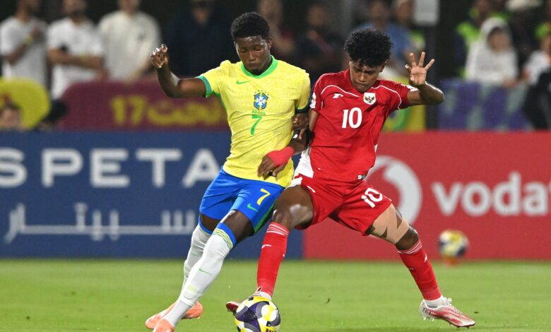 المجموعة الثامنة: البرازيل 4-0 إندونيسيا
 ستاديوم بوست