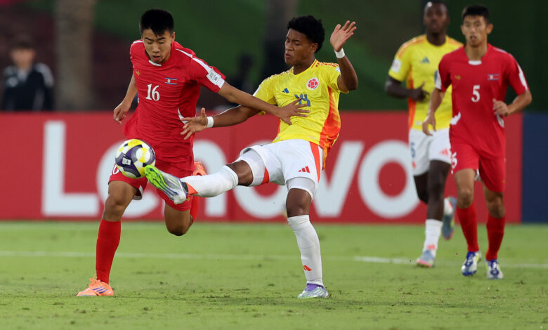 المجموعة السابعة: كولومبيا 2-0 كوريا الشمالية
 ستاديوم بوست