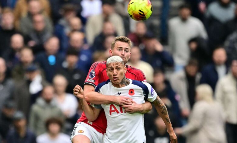 دي ليخت يسجل هدفًا في اللحظات الأخيرة في تعادل دراماتيكي بين مانشستر يونايتد وتوتنهام
 ستاديوم بوست