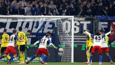 هدف هامبورج في الوقت بدل الضائع أهدر بوروسيا دورتموند فرصة تقليص الفارق مع بايرن
 ستاديوم بوست