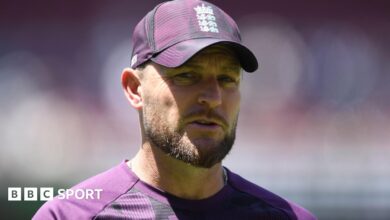 England head coach Brendon McCullum