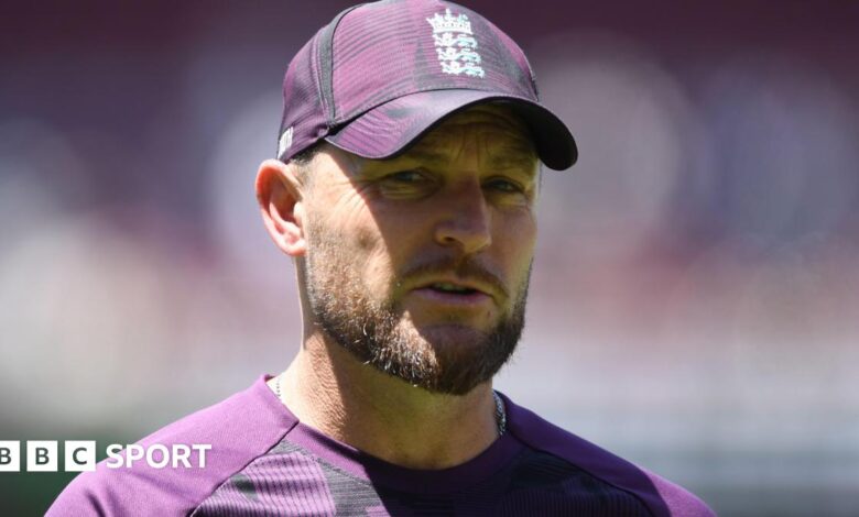 England head coach Brendon McCullum