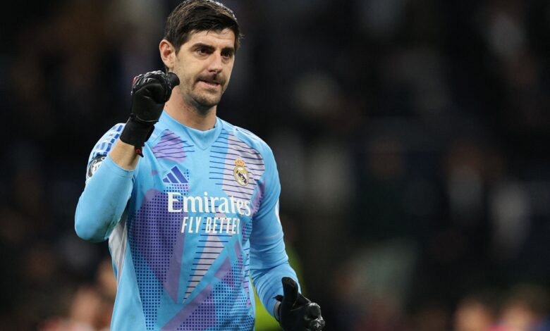 تيبو كورتوا حارس مرمى ريال مدريد