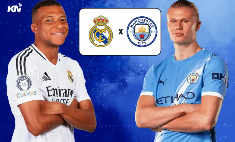 ريال مدريد ضد مانشستر ستي في دوري ابطال اوروبا