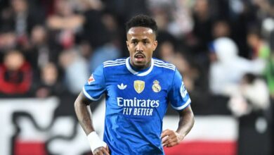 من المتوقع أن يغيب إيدير ميليتاو لاعب ريال مدريد عن الملاعب لمدة أسبوعين بسبب إصابة في العضلة المقربة