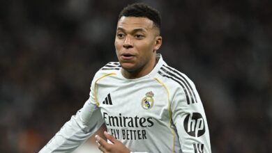 من المقرر أن يغيب كيليان مبابي عن مباراة ريال مدريد في الدوري الإسباني بسبب إصابة في الركبة