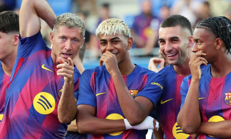 برشلونة في 2025: ثلاثية محلية ورسالة غرور هانسي فليك وغافي غير مقطوع