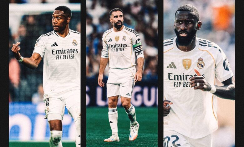 تنتهي عقود كارفاخال وروديجر وألابا مع ريال مدريد في الصيف. ما هو الأحدث؟