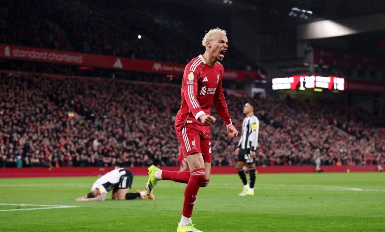 ليفربول 4 نيوكاسل 1 – دقيقتين سحر إيكيتيكي وجوردون مهاجم وعودة عاطفية لكوناتي