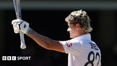 Beehive of Jacob Bethell's first 100 runs