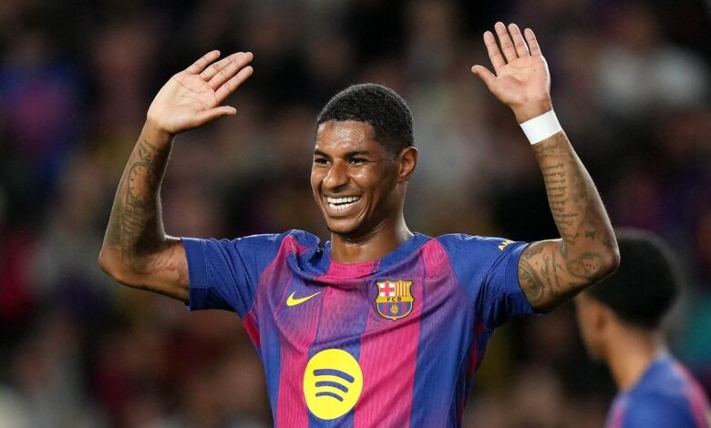 يريد برشلونة إبقاء ماركوس راشفورد خارج فترة إعارة مانشستر يونايتد