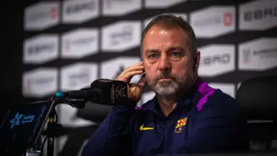 هانسي فليك مدرب نادي برشولنة