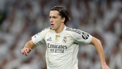 سيفتقد ريال مدريد جهود الظهير الأيسر ألفارو كاريراس أمام مانشستر سيتي في أحدث ضربة للإصابة